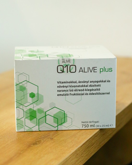 Q10 Alive Plus ivókúra (1 havi adag)