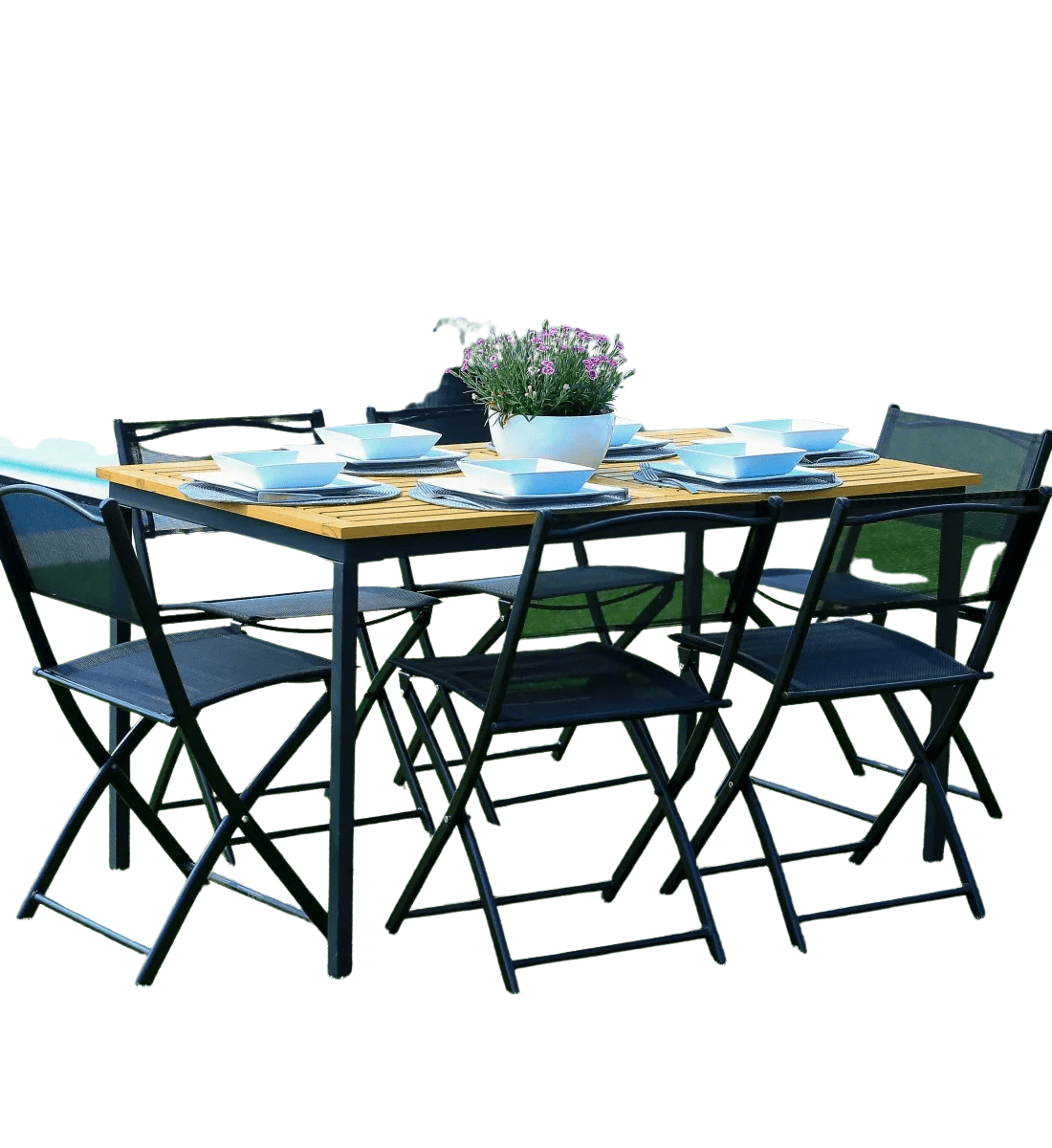 Kültéri étkező garnitúra