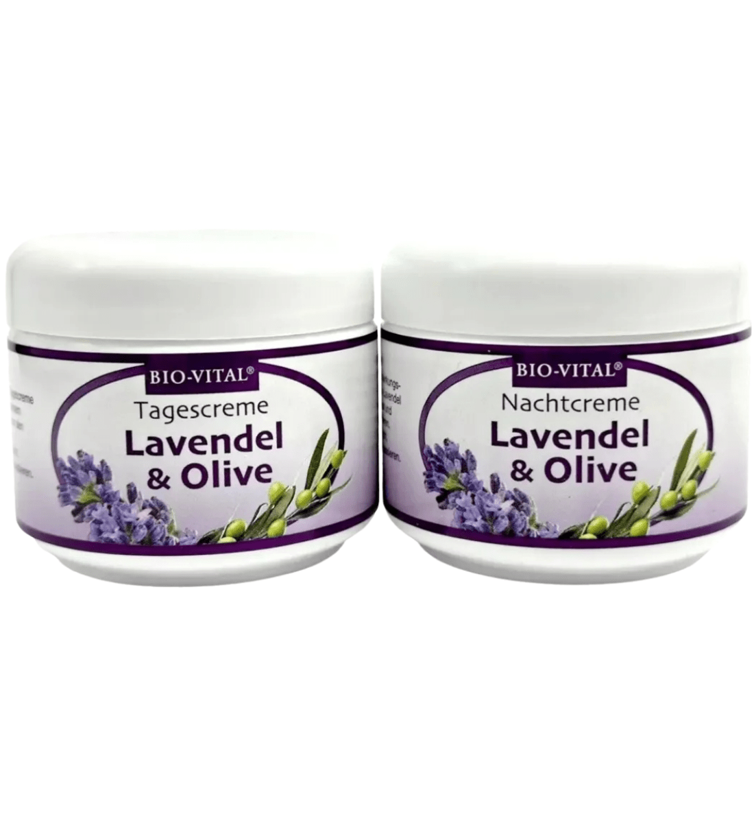 Levendula és olívaolajos arckrém szett