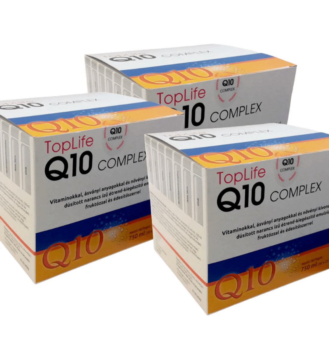 Q10 Top Life 3 havi ivókúra koenzim és Q10 multivitamin támogatás