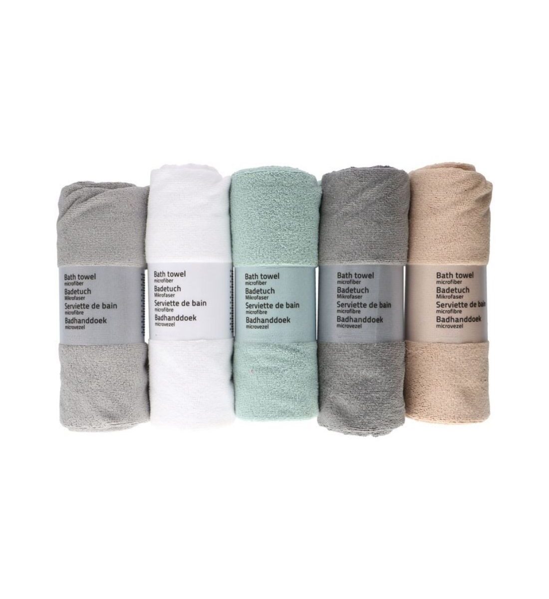 Mikroszálas törölköző 100×50 cm – 220 GSM, gyorsan száradó, 5 színben