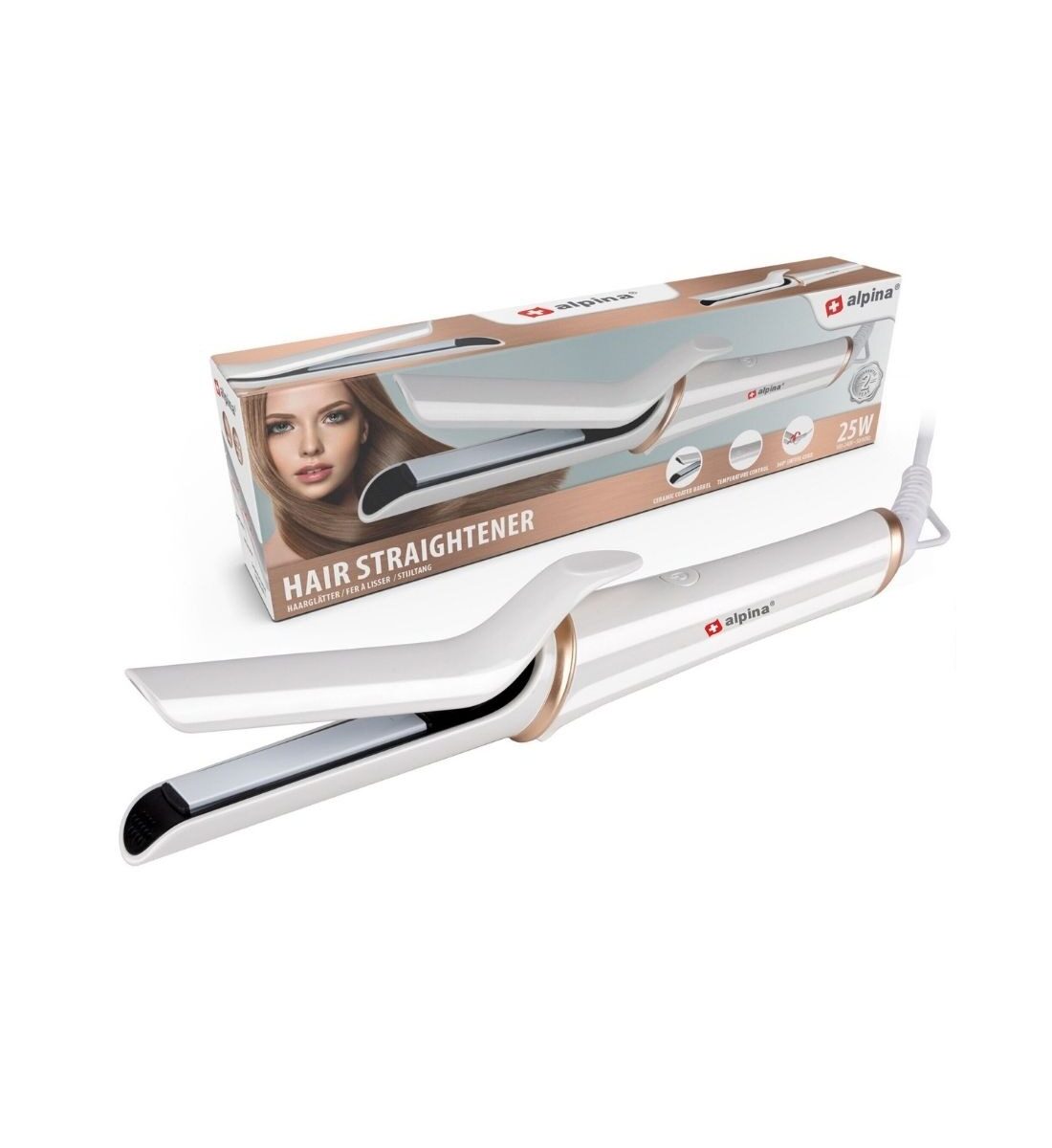 Alpina hajformázó kerámia bevonattal – kíméletes és hatékony hajformázás