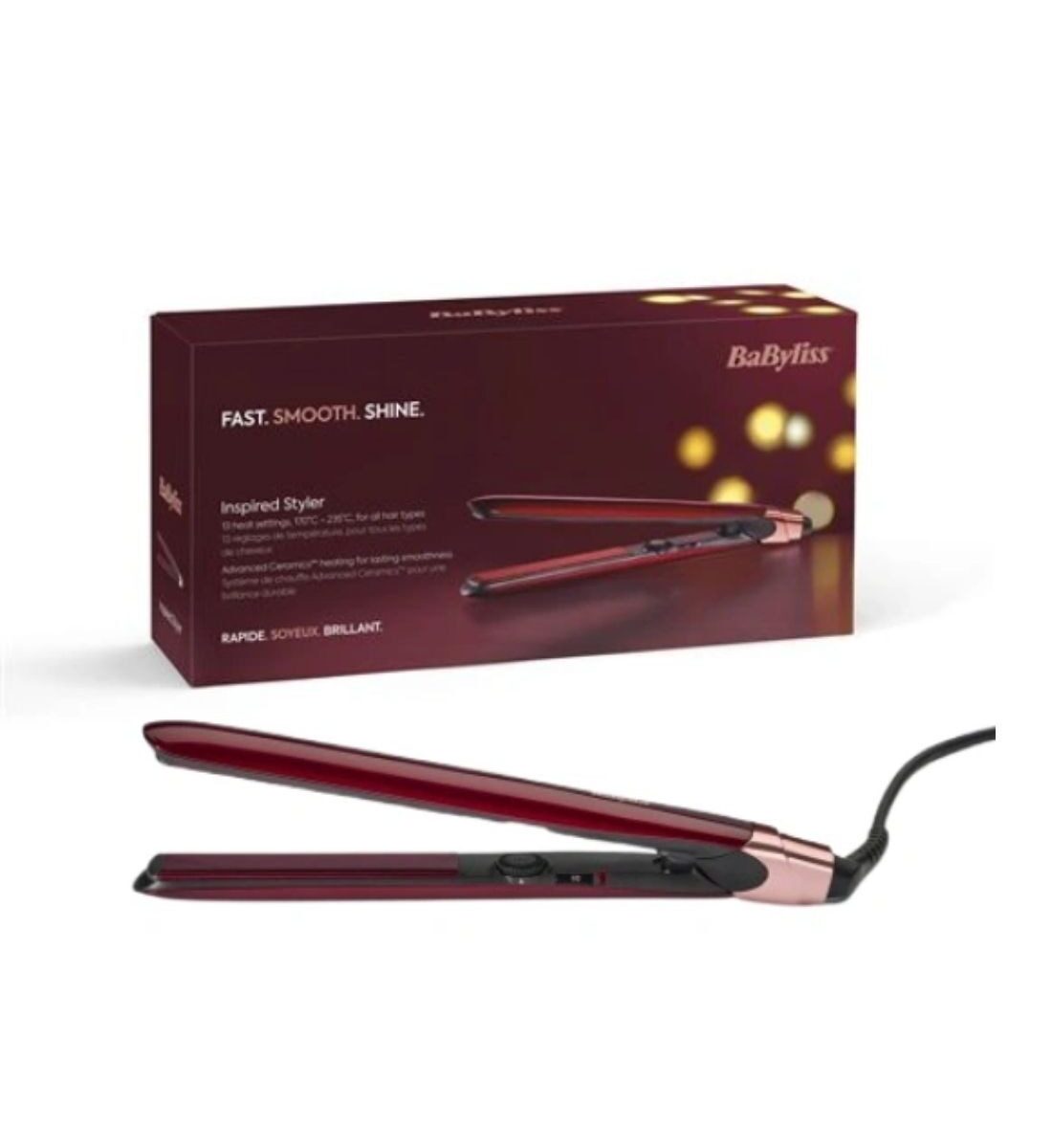 BaByliss hajvasaló 24 mm ST212PE 230V – gyors és kíméletes hajformázás