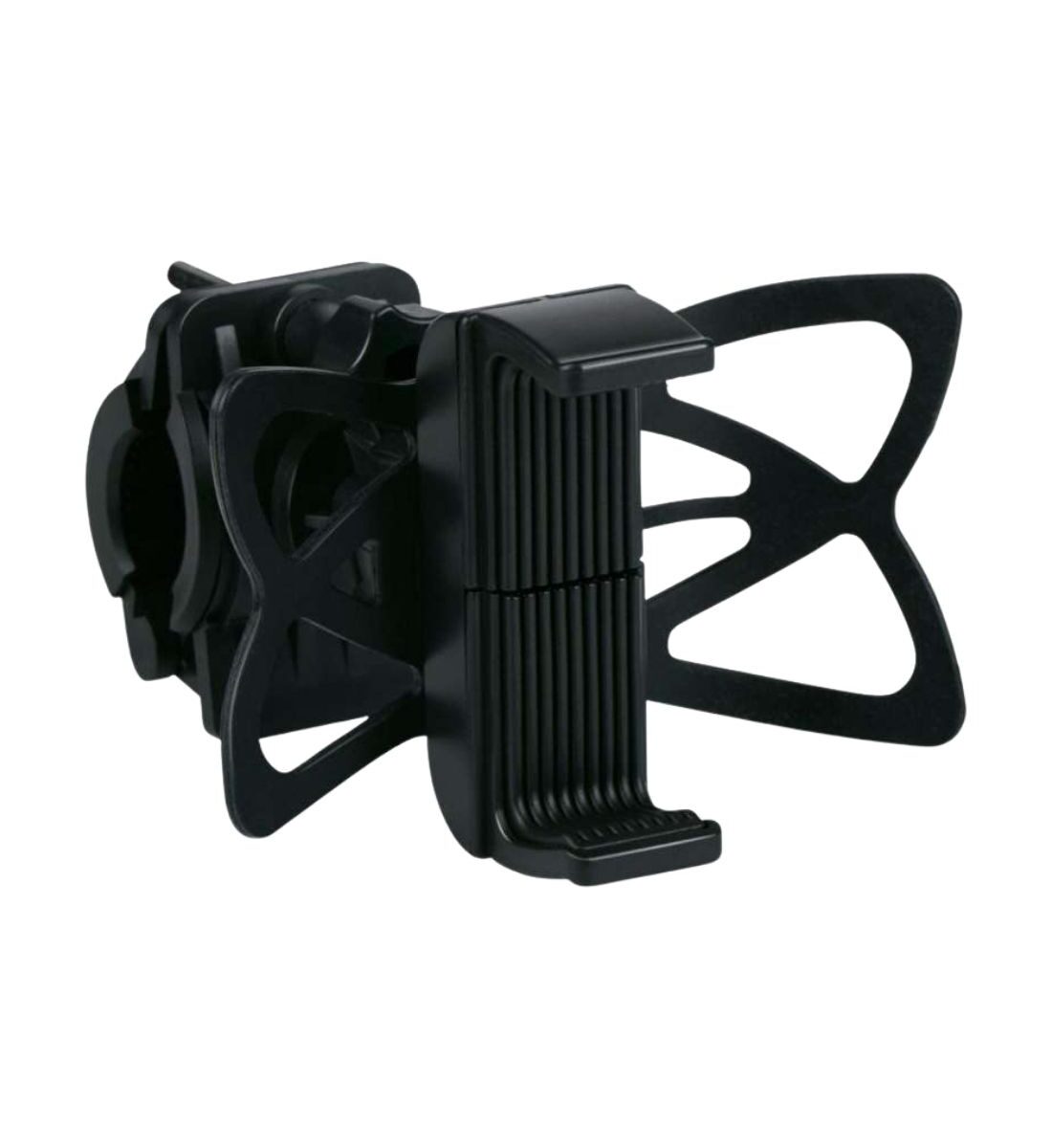 Dunlop kerékpár telefontartó 50–100 mm – univerzális, fekete mobil tartó biciklire